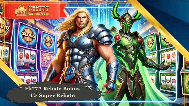 Get 1% Back on Every Bet! No Limits at Fb777 2 Fb777 rebate bonus